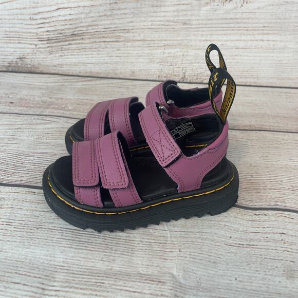 Dr. Martens Klaire T Child Sz US 8 Sandals Gladiator Athena Purple 31642765 - Picture 7 of 11